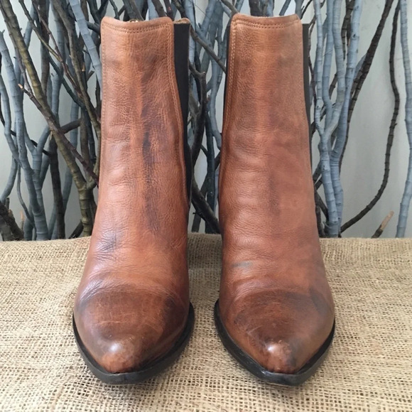 Fuga Futturi Western Italian Leather Ankle Boots - Picture 3 of 8